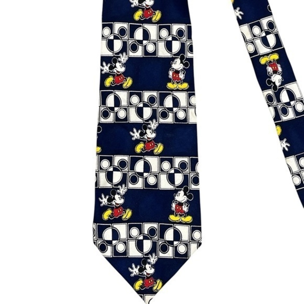 Vintage Atlas Design Mickey Mouse neck tie